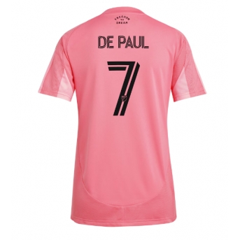 Billige Fotballdrakt Inter Miami Rodrigo De Paul #7 Replika Hjemmedrakt Dame 2025-26 Kortermet